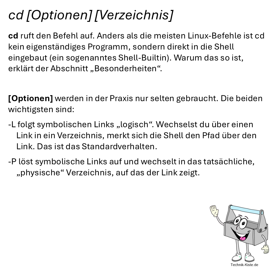 Linux-Befehl cd – sicher durch das Dateisystem navigieren
